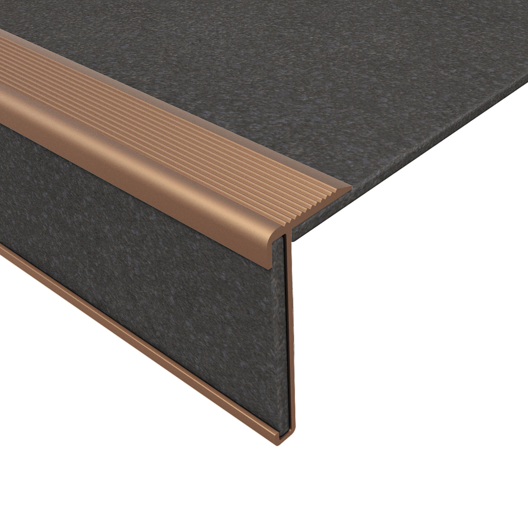 1910 traprenovatie met brons profiel