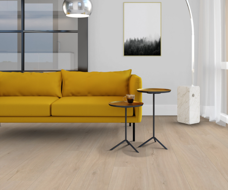 Authentieke eikenhouten PVC-vloer van Vivafloors, ideaal voor een landelijk of modern interieur, model Eiken 7210.