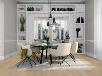 eiken 7815 pvc vloer van vivafloors in eetkamer