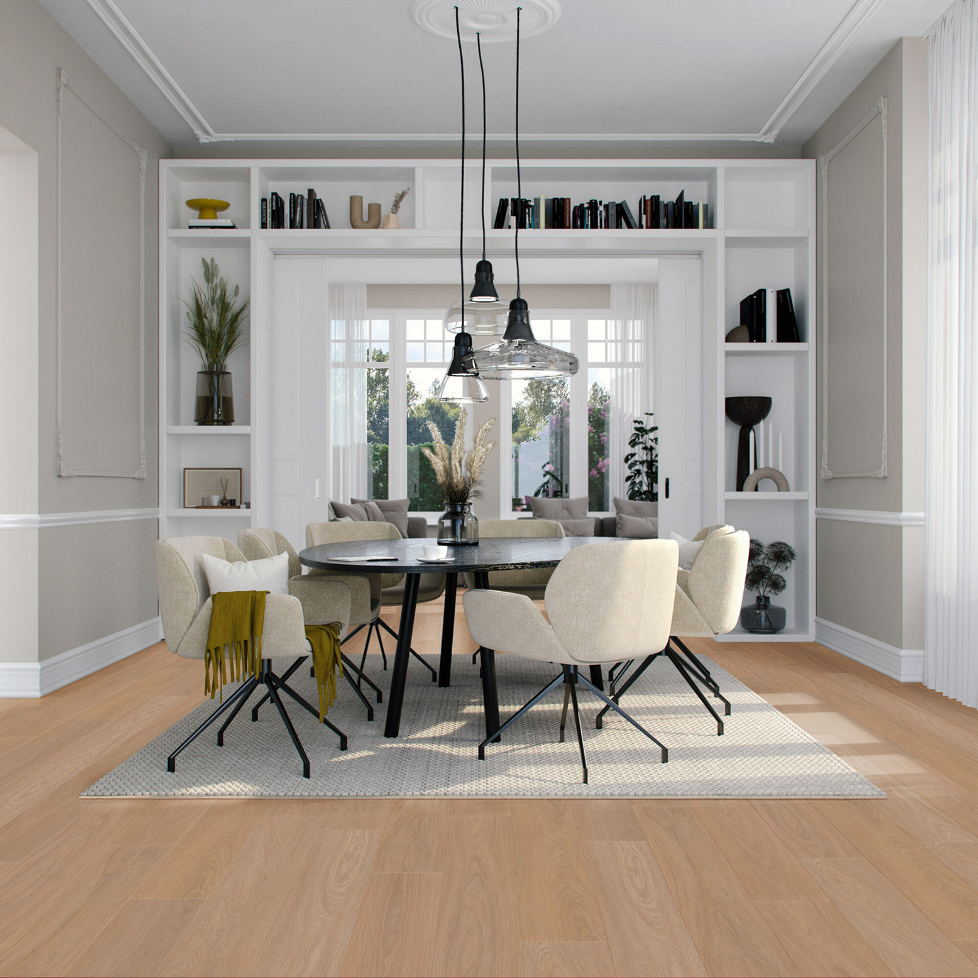 eiken pvc vloer 7870 eetkamer