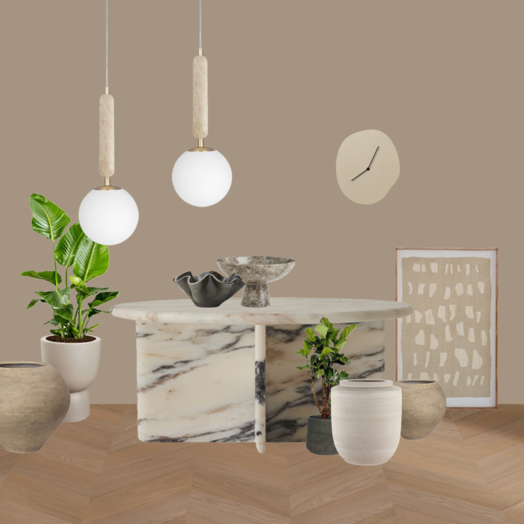 interieur met marmer