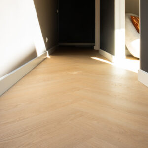 Walvisgraat vloer gang