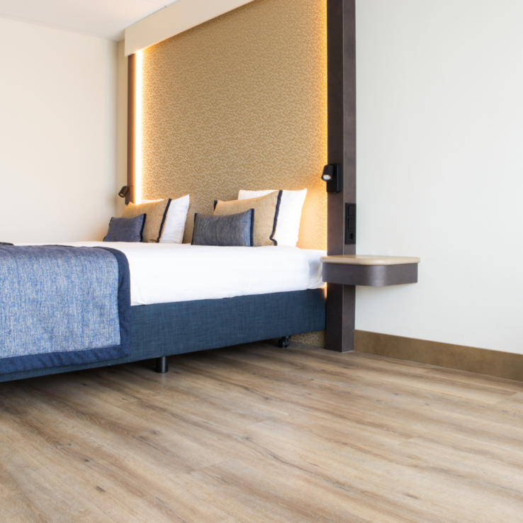Eiken pvc vloer slaapkamer
